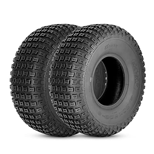 HALBERD 20x7-8 ATV Tires, Sport Quad 20x7x8 All Terrain Tires 20x7x8 UTV ATV Tires 4PR Fits 8’’ Rims, Tubeless, Set of 2