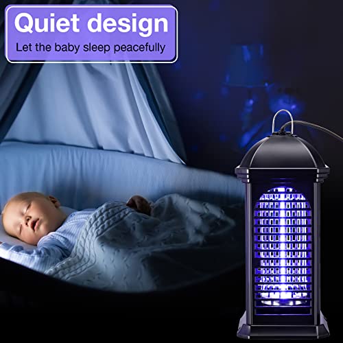 3 Pieces Electric Mosquito Zappers Bug Zapper with Light 11 W Mosquito Killer Insect Trap Mosquito Killer for Patio Electric Insect Killer for Home Garden Patio Backyard and Outdoor