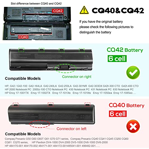 ASUNCELL MU06 MU09 New Laptop Battery for HP 593553-001 593554-001 636631-001 Pavilion G6 G7 G62 G72 G4 Presario CQ32 CQ42 CQ43 CQ56 CQ62 CQ72 HSTNN-LB0W HSTNN-UB0W HSTNN-LB0W