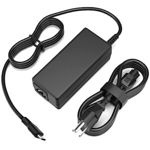 universal usb c laptop charger 65w 45w for dell hp lenovo acer razer blade stealth samsung chromebook macbook asus fast charging type c slim travel power adapter