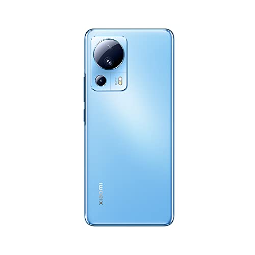 Xiaomi 13 Lite 5G + 4G LTE (128GB + 8GB) Global Unlocked 6.55" 50MP (Tmobile Mint USA Market and Global) + (Fast Car 51W Charger) (Lite Blue)