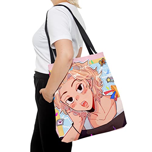 Tokyo Aesthetic Revengers Tote Manjiro Bag for Women and Men Beach Bag Shopping Bags School Shoulder Bag Reusable Grocery Bags