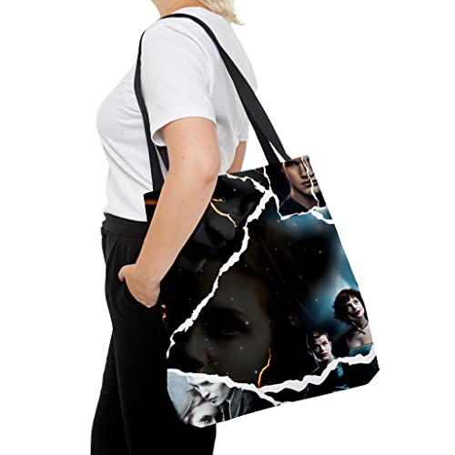 Twilight Aesthetic Saga Tote Bag for Women and Men Beach Bag Shopping Bags School Shoulder Bag Reusable Grocery Bags