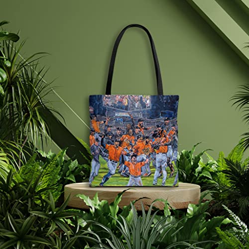 Astros Aesthetic World Tote Bag for Women and Men Beach Bag Shopping Bags School Shoulder Bag Reusable Grocery Bags