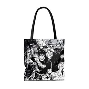 Toji Aesthetic & Megumi Tote Bag for Women and Men Beach Bag Shopping Bags School Shoulder Bag Reusable Grocery Bags