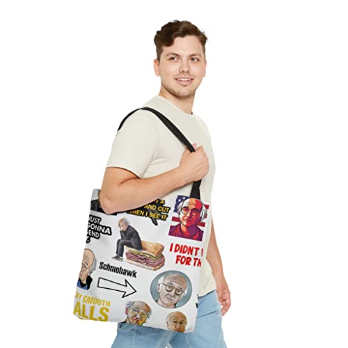 Larry Aesthetic David Tote Bag for Women and Men Beach Bag Shopping Bags School Shoulder Bag Reusable Grocery Bags