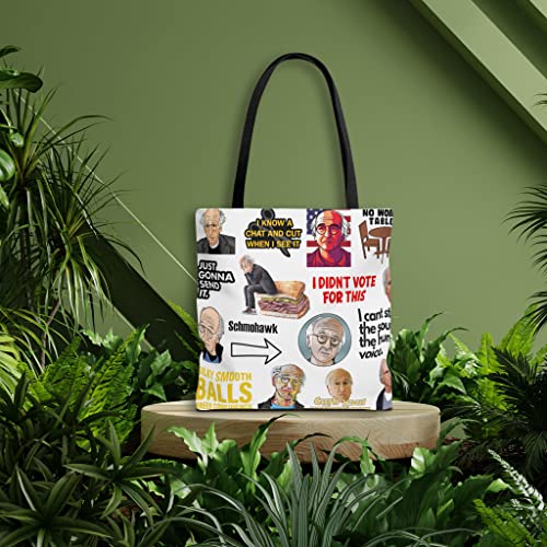 Larry Aesthetic David Tote Bag for Women and Men Beach Bag Shopping Bags School Shoulder Bag Reusable Grocery Bags