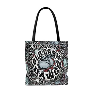 Dawgs Aesthetic Tote Bag for Women and Men Beach Bag Shopping Bags School Shoulder Bag Reusable Grocery Bags