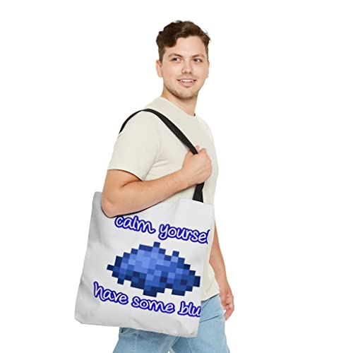 Have Some Blue Aesthetic Tote Bag for Women and Men Beach Bag Shopping Bags School Shoulder Bag Reusable Grocery Bags