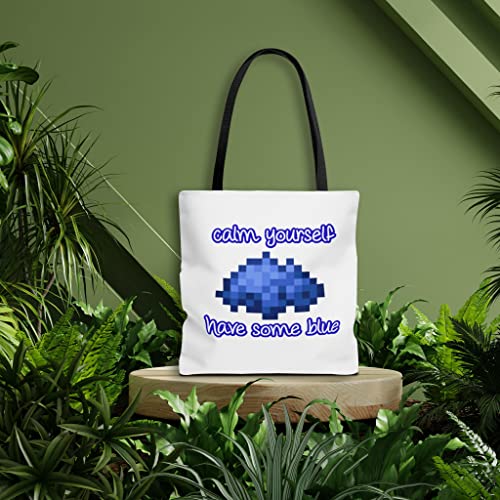 Have Some Blue Aesthetic Tote Bag for Women and Men Beach Bag Shopping Bags School Shoulder Bag Reusable Grocery Bags