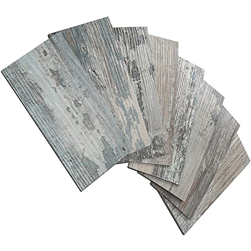 AULIGET 2 Piece Peel and Stick Backsplash PVC Tile, 3" x 6" Rustic Brick Stick on Tiles for Backsplash Kitchen, Bathroom, Laundry Room, Camper, Fireplace