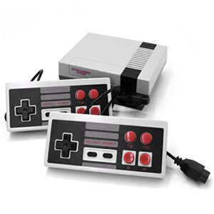 classic retro console, av output nes video game built-in 620 games with 2 classic controllers