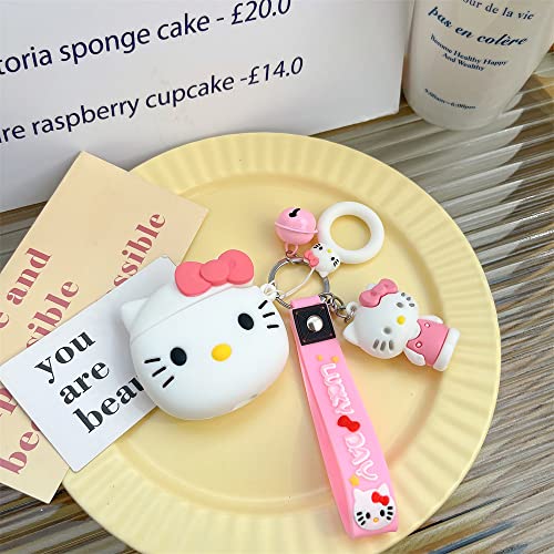 for Air Pod Pro 2019/Pro 2 Case 2022, Cartoon Cute Kawaii Silicone Cases for AirPod Pro 2 Design Character Cover Cool Unique Fashion Fun Funny Soft Coves for Girls Girly Boys (baiseshoubing pro)