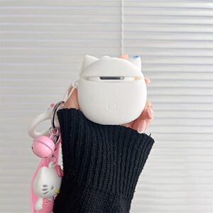 for Air Pod Pro 2019/Pro 2 Case 2022, Cartoon Cute Kawaii Silicone Cases for AirPod Pro 2 Design Character Cover Cool Unique Fashion Fun Funny Soft Coves for Girls Girly Boys (baiseshoubing pro)