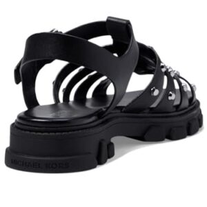 Michael Kors Jagger Fisherman Sandal Black 1 8.5 M