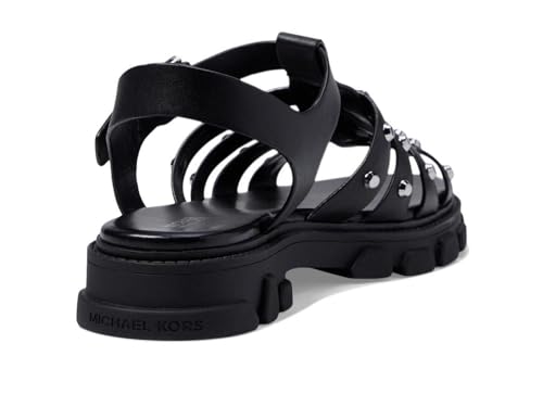 Michael Kors Jagger Fisherman Sandal Black 1 8.5 M