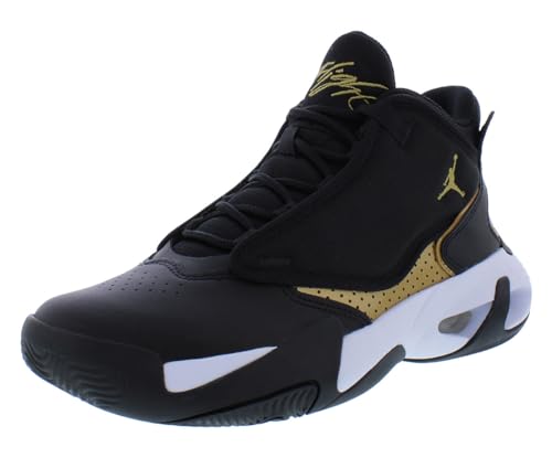 Jordan Jordan Max Aura 4 (Big Kid) Black/Metallic Gold/White 6.5 Big Kid M