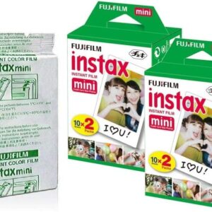 Fujifilm Mini 11 Instant Camera Sky Blue + MiniMate Accessories Bundle + Fuji Film Value Pack (40 Sheets) Accessories Bundle, Color Filters, Album, Frames
