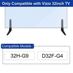 Base Stand for Vizio TV Legs Replacement, for Vizio 32H-G9 D32F-G4 TV Desk Stand with Screws Set, TV Legs for 32" Vizio TV Stand, Tabletop TVs Stand for Vizio Smart TV with Instructions