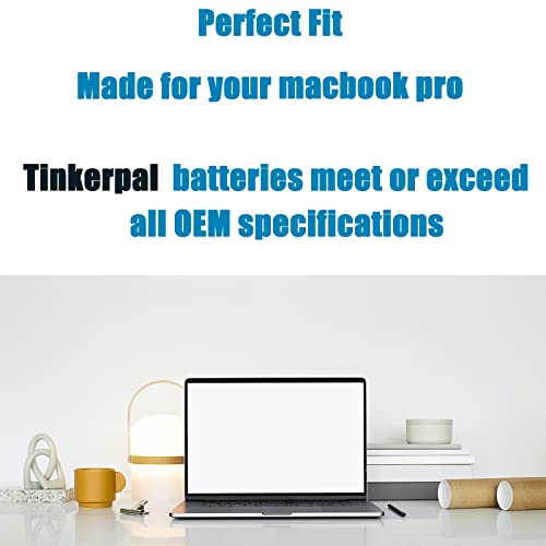 Tinkerpal A1494 Laptop Battery Compatible with MacBook Pro 15 inch Retina A1398 Late 2013 Mid 2014 Early 2015 Version, ME293 ME294 MGXA2 MGXC2 MJLQ2 MJLT2 MJLU2 11.26V 95Wh
