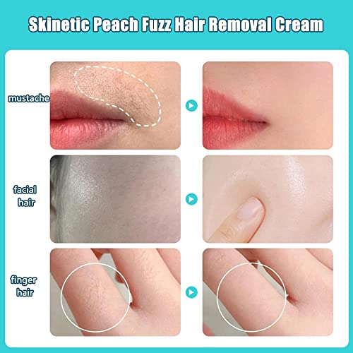 HYOIIO Peach Fuzz Hair Removal Cream, 2023 New Peach Fuzz Hair Cream 100g Peach Fuzz Remover for Women Face, Facial Hair Removal for Women, for Facial Mustache