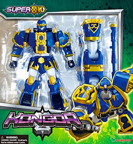 SUPER10 KONGOR, Youngtoys Transforming Collectible Toys Animals to Robot