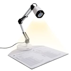 document camera for teachers, 8mp with auto-focus and led supplemental light, excellent for distance education and web conferencing