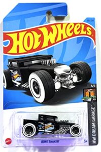 hot wheels - bone shaker - hw dream garage 3/5 - black - 2023 - mint/nrmint ships bubble wrapped in a sized box