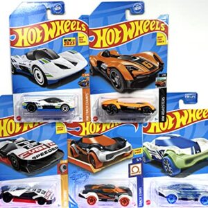 Hot Wheels - 5 Pack - Random Track Stars - Track Champs - Best for Track - Mint/NrMint Ships Bubble Wrapped in a Sized Box