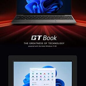 ALLDOCUBE GT Book Windows 11 Laptop 14-inch, Intel 11st-gen JasperLake N5100, Quad Core, 12GB RAM 256GB SSD, 14" FHD IPS Display, WiFi 6, Bluetooth 5.1, Type C, Laptop with Backlit Keyboard