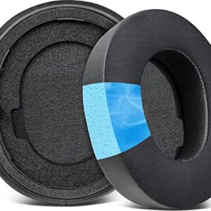 SOULWIT Cooling-Gel Replacement Earpads for Steelseries Arctis Nova Pro Wireless Headphones, Ear Pads Cushions with High-Density Noise Isolation Foam, Added Thickness - Black