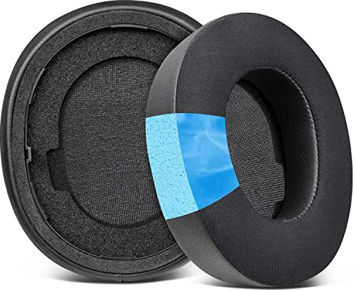 SOULWIT Cooling-Gel Replacement Earpads for Steelseries Arctis Nova Pro Wireless Headphones, Ear Pads Cushions with High-Density Noise Isolation Foam, Added Thickness - Black