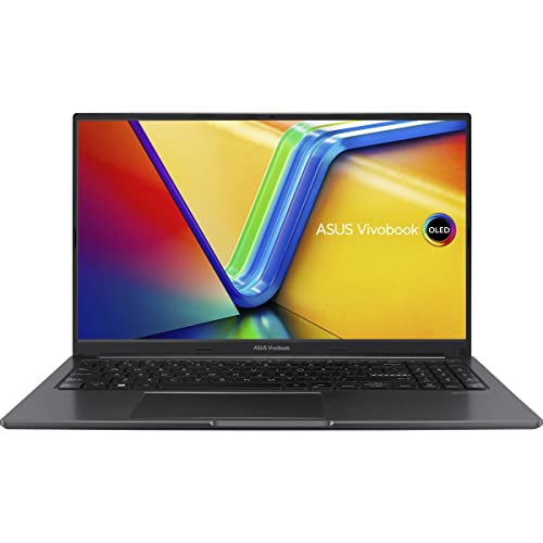 ASUS Vivobook 15 OLED Laptop, 15.6” FHD OLED Display, AMD Ryzen™ 5 7530U CPU, AMD Radeon™ GPU, 8GB RAM, 512GB SSD, Windows 11 Home, Indie Black, M1505YA-DS52