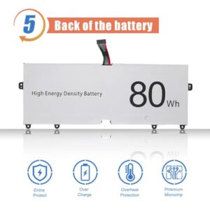 ASODI LBV7227E 80Wh Laptop Battery Compatible with LG Gram 15Z90N 17Z90N 17Z90P 16T90P 16ZD90P 16Z90P Series 7.74V 10336mAh