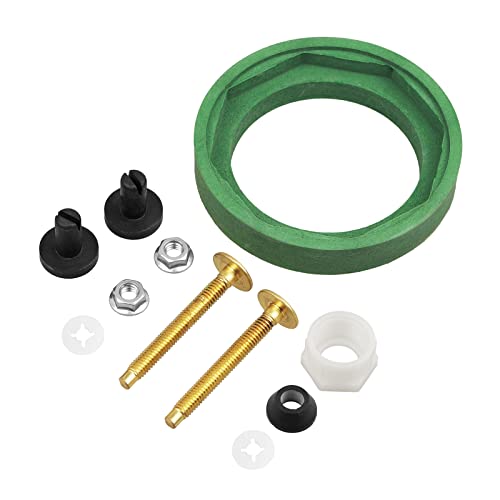 3'' Toilet Tank to Bowl Coupling Kit, Fits for American Standard Champion 4 Toilet Parts AS738756-0070A, Includes Gasket, Bolts and Other Essential Parts for Most 3 Inch Flush Valve Opening Tanks