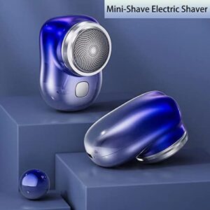 Mini-Shave Portable Electric Shaver, 2023 New Upgrade Mini Electric Razor Shavers for Men, Rechargeable Shaver Easy One-Button Use Suitable for Home,Car Travel,Father's Day,Mother's Day Gift