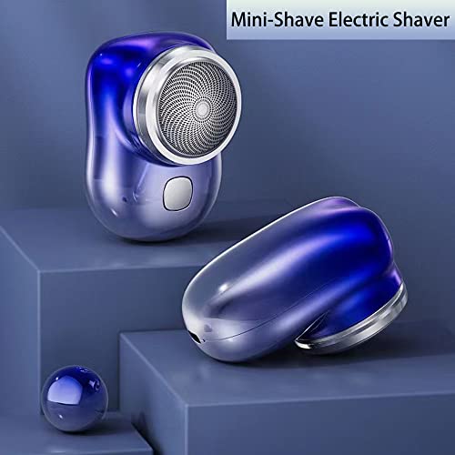 Mini-Shave Portable Electric Shaver, 2023 New Upgrade Mini Electric Razor Shavers for Men, Rechargeable Shaver Easy One-Button Use Suitable for Home,Car Travel,Father's Day,Mother's Day Gift