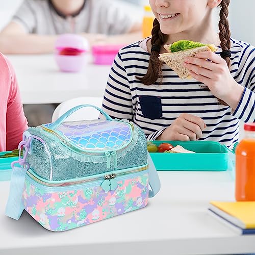 Kids Lunch Bag,Insulated Lunch Box for Girls Boys,Lunch Bag Toddler Teen,School Daycare Cute Travel bags (lunch bag 16)