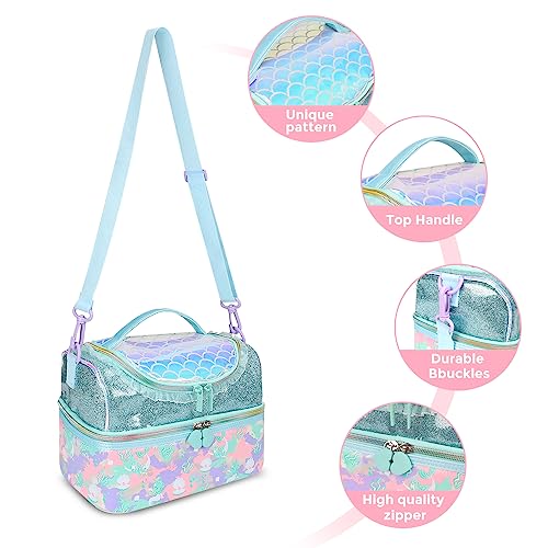 Kids Lunch Bag,Insulated Lunch Box for Girls Boys,Lunch Bag Toddler Teen,School Daycare Cute Travel bags (lunch bag 16)