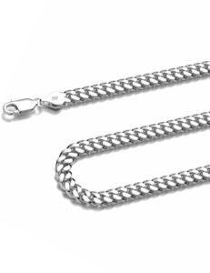 waitsoul 925 sterling silver cuban chain lobster clasp 8mm silver cuban link curb chain necklace for men women diamond cut 20 inches