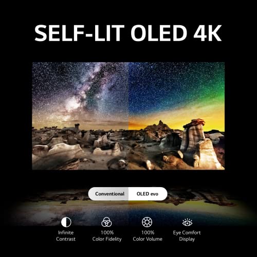 LG C3 Series 77-Inch Class OLED evo Smart TV OLED77C3PUA, 2023 - AI-Powered 4K, Alexa Built-in