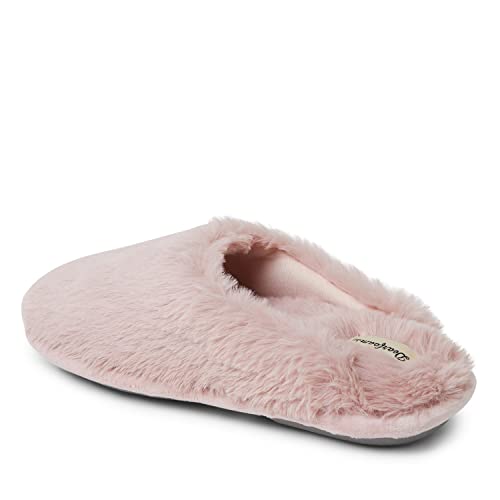 Dearfoams Kids Washable Brin Pile Scuff Slipper, Pale Mauve, US 9-10 Unisex Toddler