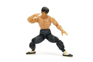street fighter ii 6" fei long action figure, toys for kids and adults