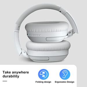 Eonome-Active-Noise-Cancelling-Headphones - S3 ANC Headphones - Hybrid Wireless Over-Ear Bluetooth Headphones with Mic,Multiple Modes,40H Playtime,Comfortable Protein Earcups(Gray)