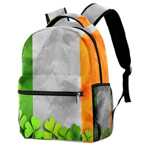 vbfofbv travel backpack, laptop backpack for women men, fashion backpack, st. patrick's day shamrock