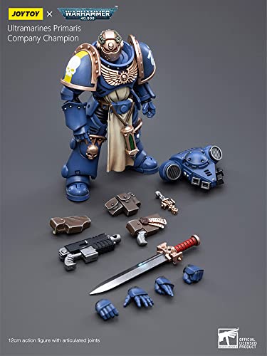 JOYTOY Warhammer 40K 1/18 Action Figure Ultramarines Primaris Company Champion Joy Toy Models