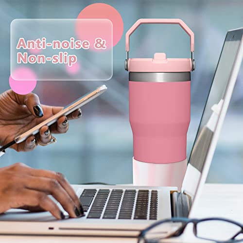 WUQID Protective Silicone Boot Sleeve for 12oz-40oz Hydroflask/Stanley Water Bottles Tumbler Anti-Slip Bottom Sleeve Cover for All Water Bottles Bottom Width of 2.83&3.56in