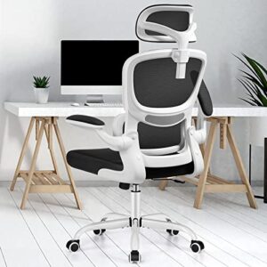 razzor ergonomic office chair, high back mesh desk chair with lumbar support and adjustable headrest, computer gaming chair, executive swivel chair for home office
