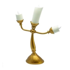 Beauty and The Beast Lumiere Candelabra Lamp, 12.6 inch Beauty and The Beast Lumiere Statue, for Wedding Table and Christmas Party Home Decoration