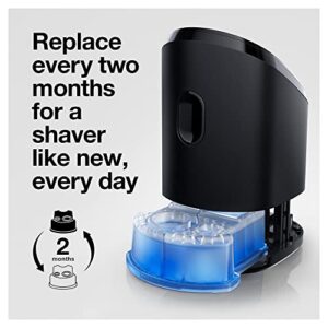 Braun Clean & Renew Refill Cartridges CCR, Replacement Shaver Cleaner Solution for Clean&Charge Cleaning System, Pack of 10, Packaging May Vary